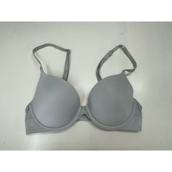 PINK Victorias Secret Womens Bra 34B Blue Wear Everywhere T-Shirt Lightly Lined - Picture 1 of 10